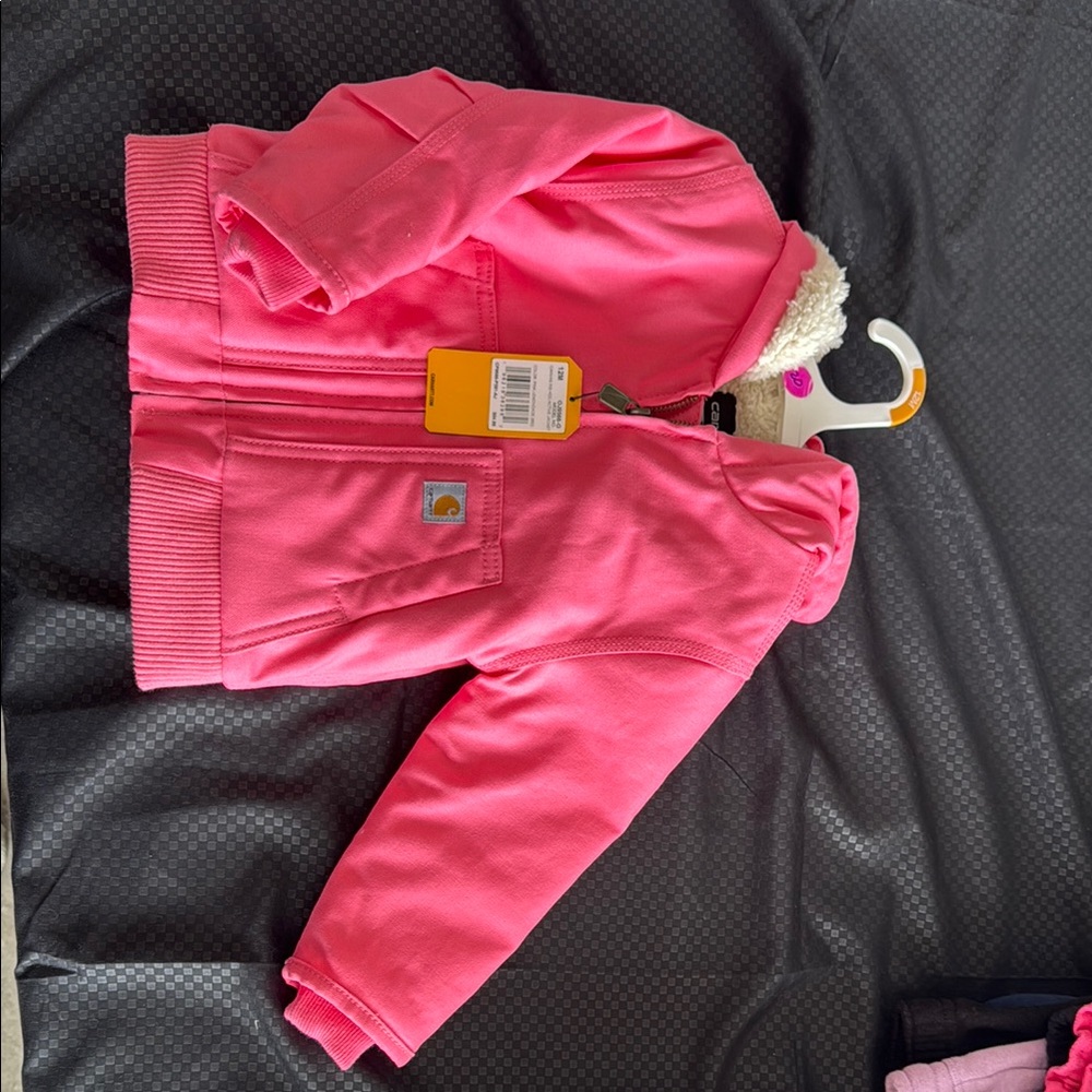 NWT Carhartt Bright Pink Hooded Jacket